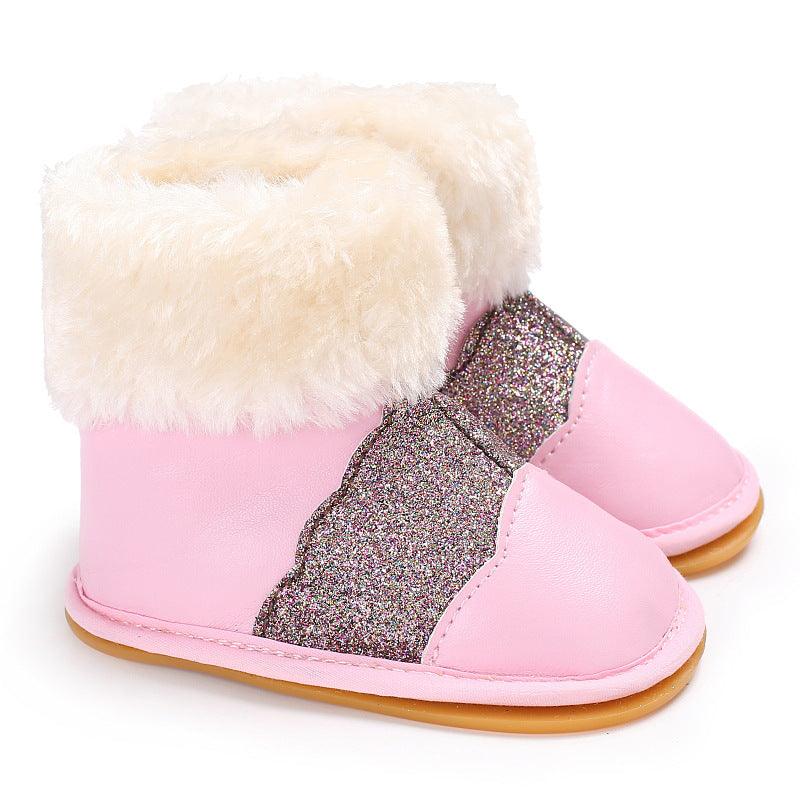 0 - 1 Year old beef tendon rubber sole non - slip shoes - Amazitshop