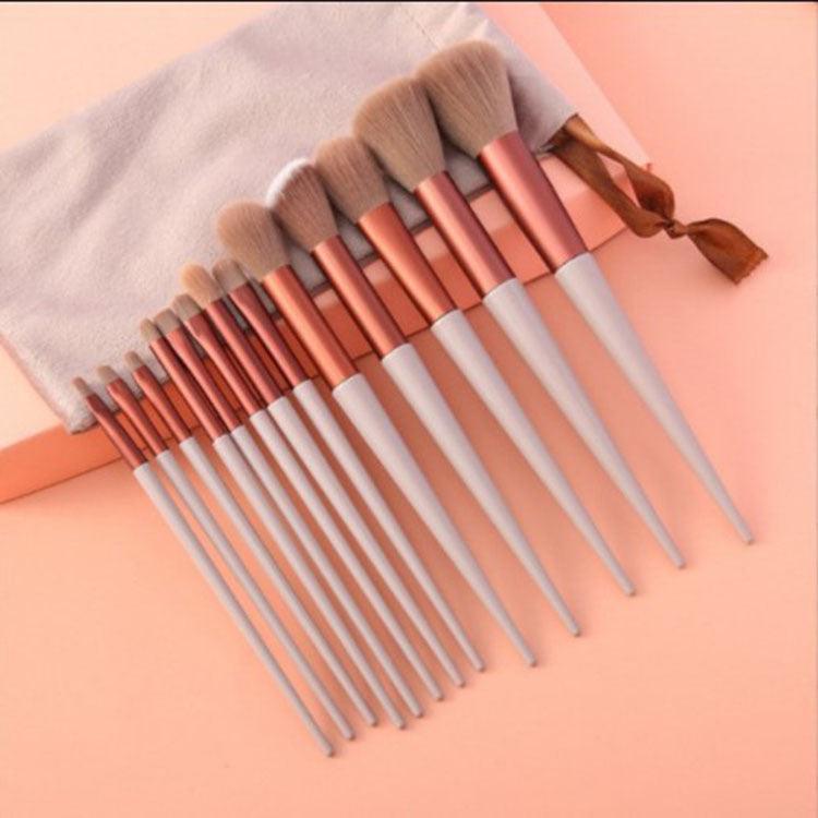 13 Pcs Makeup Brush Set Make Up Concealer Brush Blush Powder Brush Eye Shadow Highlighter Foundation Brush Cosmetic Beauty Tools - Amazitshop