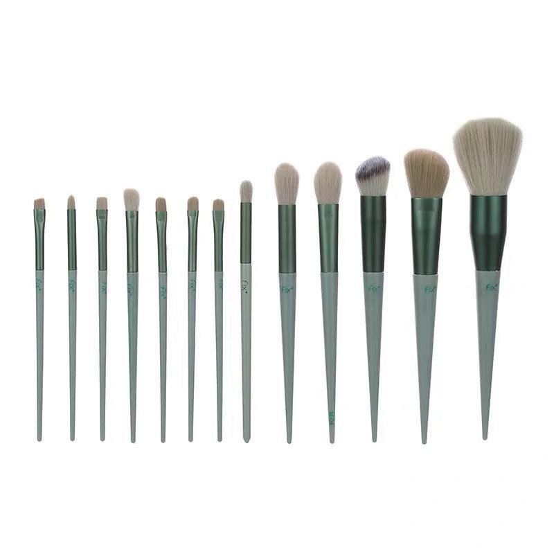 13 Pcs Makeup Brush Set Make Up Concealer Brush Blush Powder Brush Eye Shadow Highlighter Foundation Brush Cosmetic Beauty Tools - Amazitshop