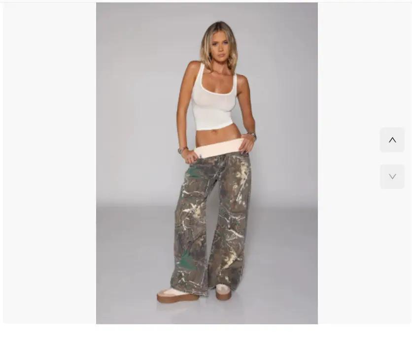 Loose-fitting Straight-leg Jeans With Pockets Fashion Casual Trousers Street-style Pants Women's Clothing by amazitshop
