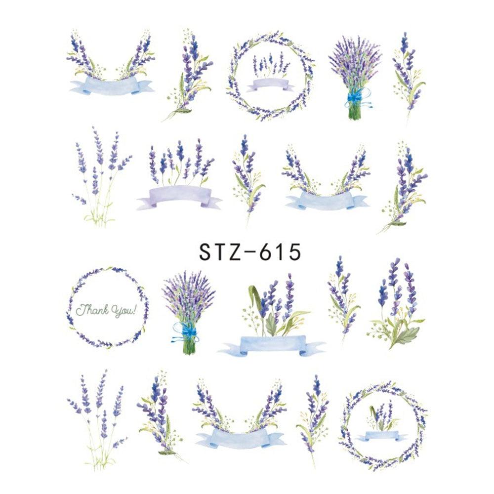 1pcs Nail Sticker Butterfly Flower Water Transfer Decal Sliders for Nail Art Decoration Tattoo Manicure Wraps Tools Tip JISTZ508 - Amazitshop