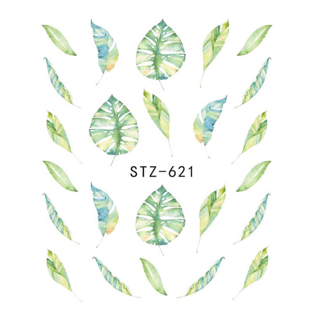 1pcs Nail Sticker Butterfly Flower Water Transfer Decal Sliders for Nail Art Decoration Tattoo Manicure Wraps Tools Tip JISTZ508 - Amazitshop