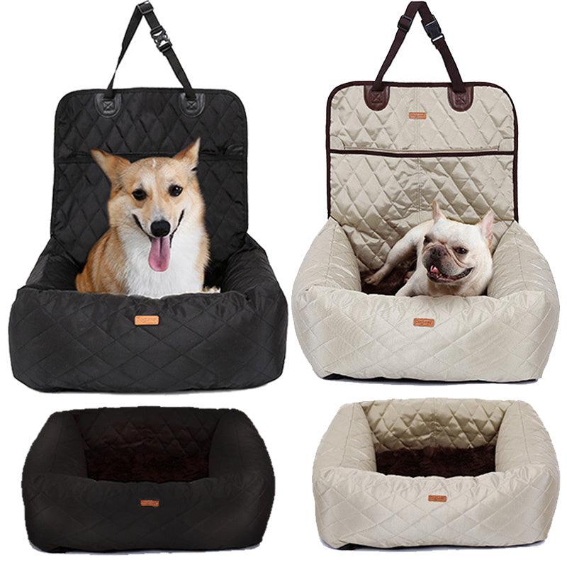 2 In 1 Pet Dog Carrier Folding Car Seat Pad Thickened Multi - purpose Pet Bed Dog Car Mattress Pets Supplies - Amazitshop