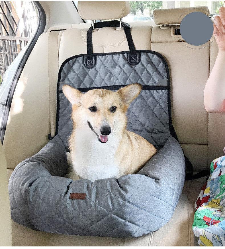 2 In 1 Pet Dog Carrier Folding Car Seat Pad Thickened Multi - purpose Pet Bed Dog Car Mattress Pets Supplies - Amazitshop