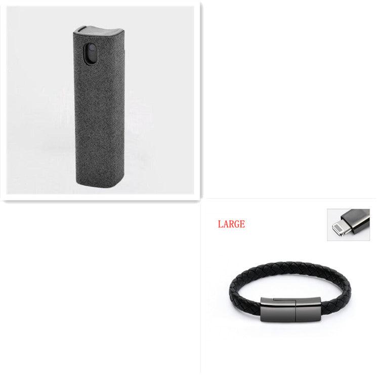 2 In 1 Phone Computer Screen Cleaner Kit For Screen Dust Removal Microfiber Cloth Set - Amazitshop