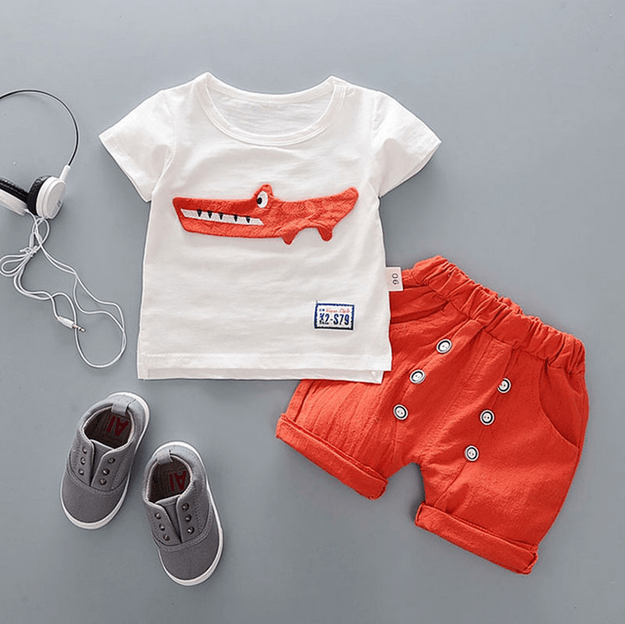 2021 summer baby boys outfits sports - Amazitshop