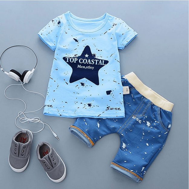 2021 summer baby boys outfits sports - Amazitshop