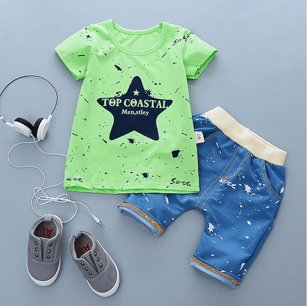 2021 summer baby boys outfits sports - Amazitshop