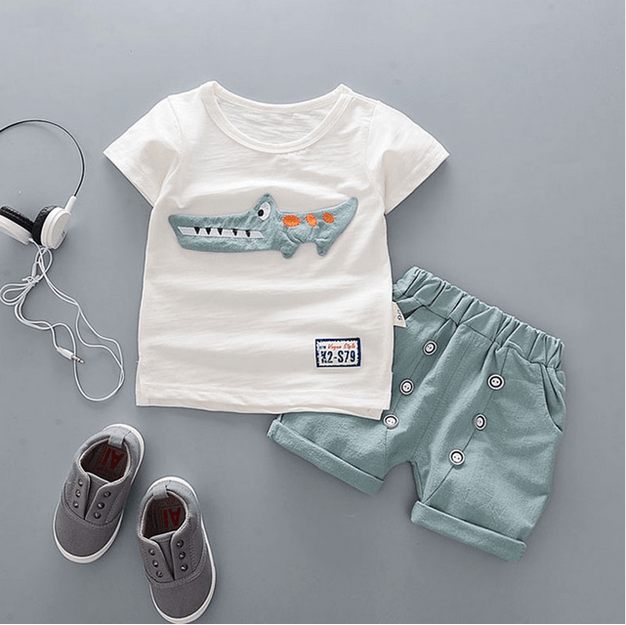 2021 summer baby boys outfits sports - Amazitshop