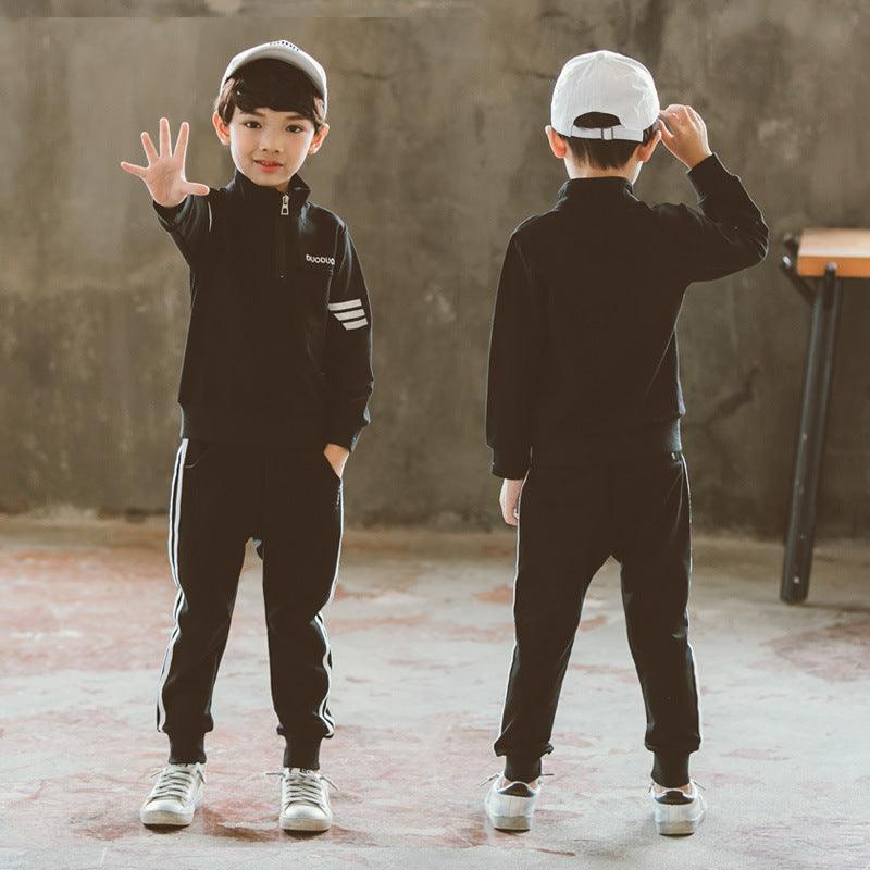 2023 Spring Collection: Boys' Leisure Sports Outfit for Active Play and School - Amazitshop