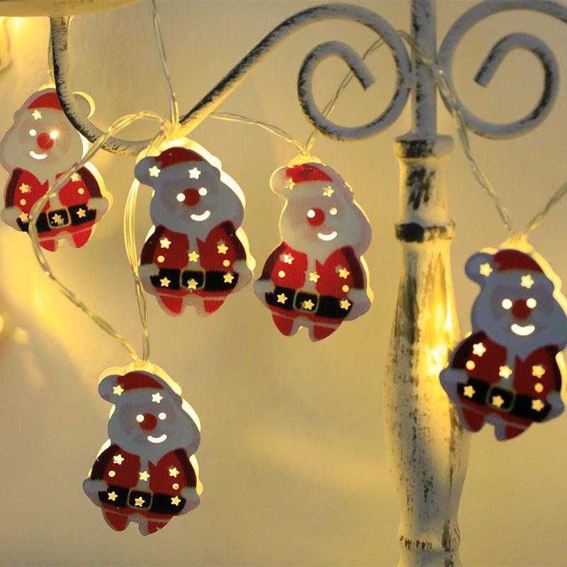 2024 Christmas LED Light String Santa Claus Elk Snowman Xmas Ornament String Light Christmas Decorations 2024 New Year Navidad Gift - Amazitshop