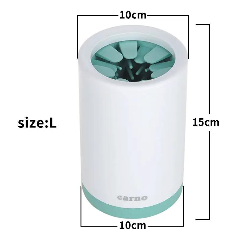 Pet Foot Washer Cup Silicone Soft Foot Cup Cat Foot Cleaning Bucket Dog Paw Cleaner Cup Manual Quick Feet Wash Cleaner Pets Products by amazitshop