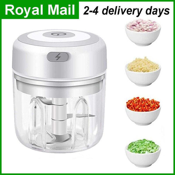 250ML Electric Garlic Food Chopper Vegetable Chopper Grinder Blender Crusher - Amazitshop