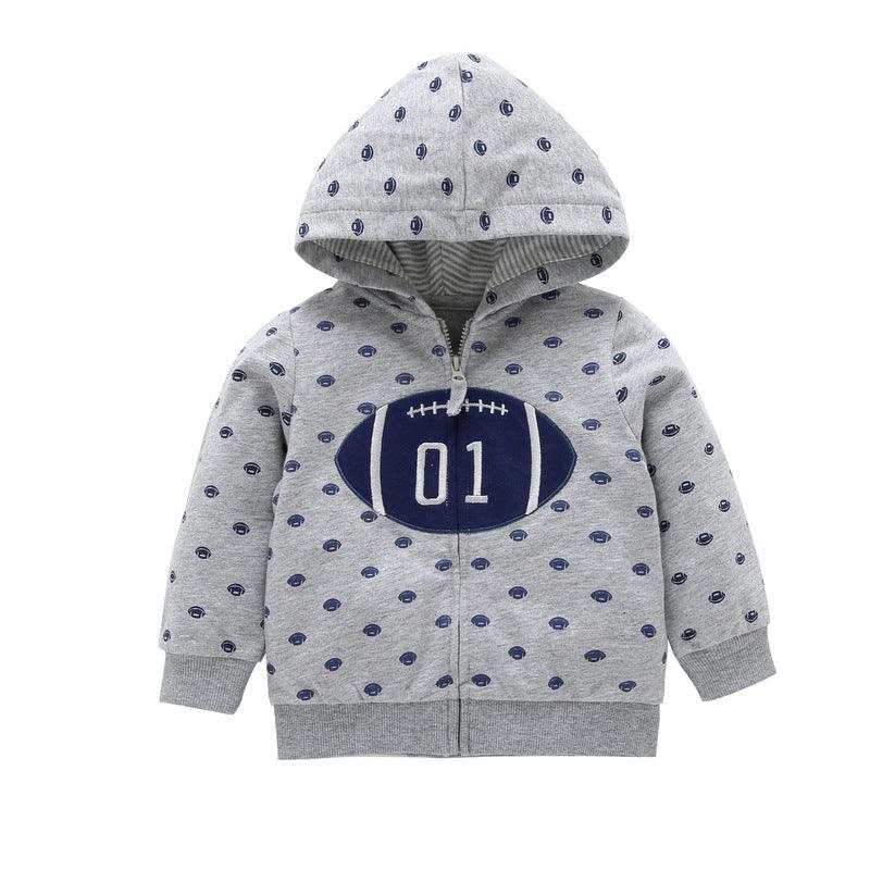 27Kid Toddlers Hoodies Boys Girls Spring Jacket Little Baby Infant Dinosuar Cartoon Hooded Kids Cute Boys Outwear Sweatshirt - Amazitshop