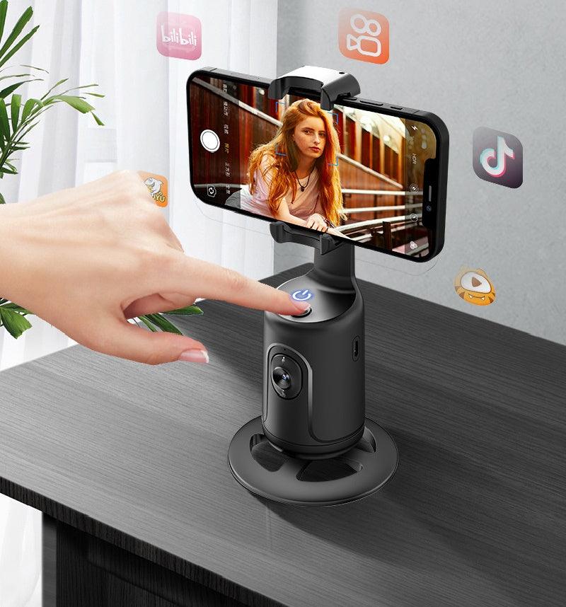 360 Degree Cross Border Ai Intelligent Humanoid Recognition And Tracking Face Tracking Holder Phone Holder - Amazitshop