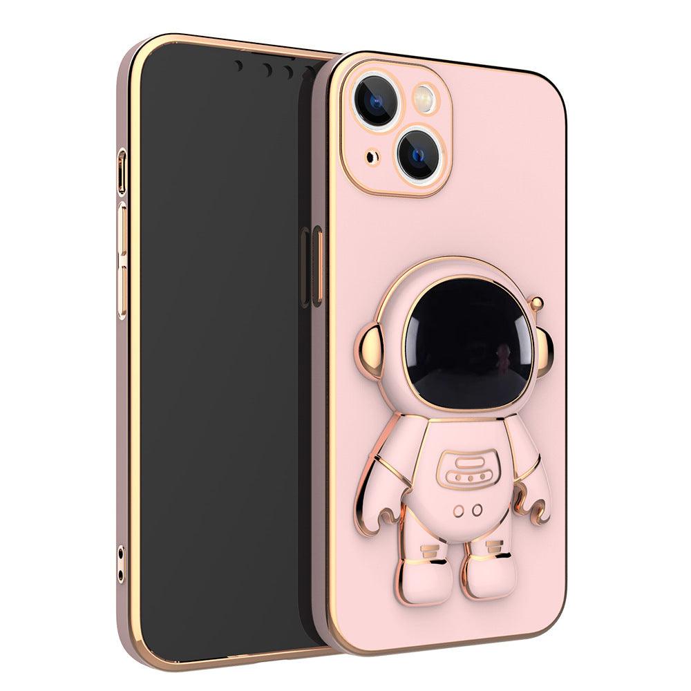 3D Astronaut Phone Case Anti - Drop Electroplating Bracket - Amazitshop