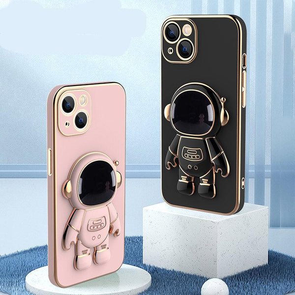 3D Astronaut Phone Case Anti - Drop Electroplating Bracket - Amazitshop