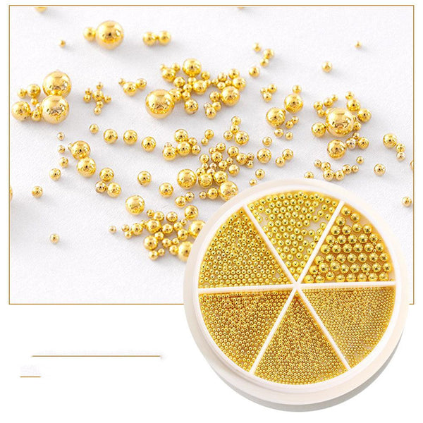 3D Design Rose Gold Silver Jewelry Manicure DIY Decoration - Amazitshop