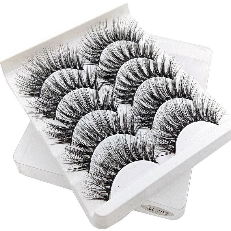 3D False Eyelashes 5Pairs Natural And Soft - Amazitshop