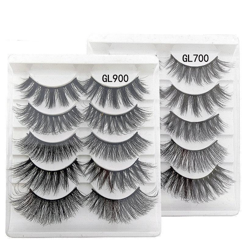3D False Eyelashes 5Pairs Natural And Soft - Amazitshop
