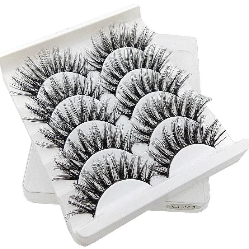 3D False Eyelashes 5Pairs Natural And Soft - Amazitshop