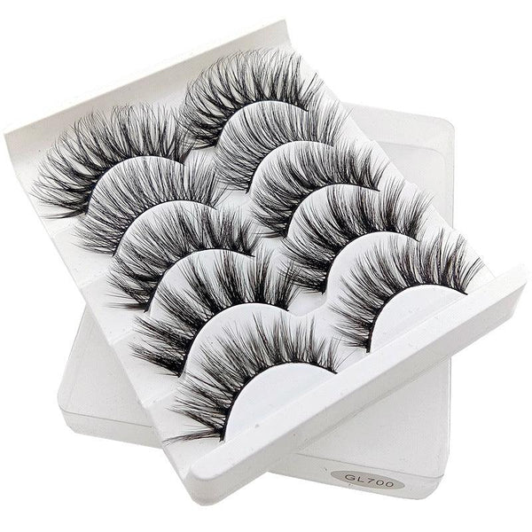 3D False Eyelashes 5Pairs Natural And Soft - Amazitshop