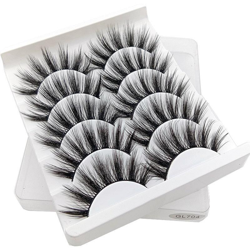 3D False Eyelashes 5Pairs Natural And Soft - Amazitshop