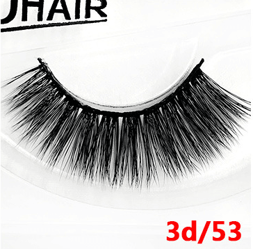 3D false eyelashes pair of eyelashes three - dimensional chemical fiber eyelashes black stems natural long and realistic eyelashes - Amazitshop