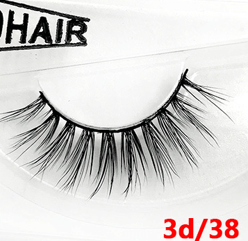 3D false eyelashes pair of eyelashes three - dimensional chemical fiber eyelashes black stems natural long and realistic eyelashes - Amazitshop