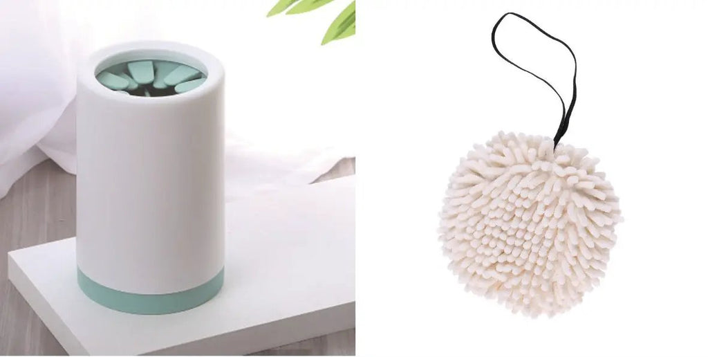 Pet Foot Washer Cup Silicone Soft Foot Cup Cat Foot Cleaning Bucket Dog Paw Cleaner Cup Manual Quick Feet Wash Cleaner Pets Products by amazitshop