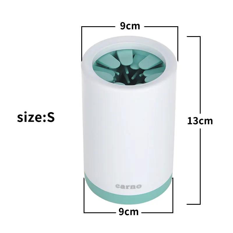 Pet Foot Washer Cup Silicone Soft Foot Cup Cat Foot Cleaning Bucket Dog Paw Cleaner Cup Manual Quick Feet Wash Cleaner Pets Products by amazitshop