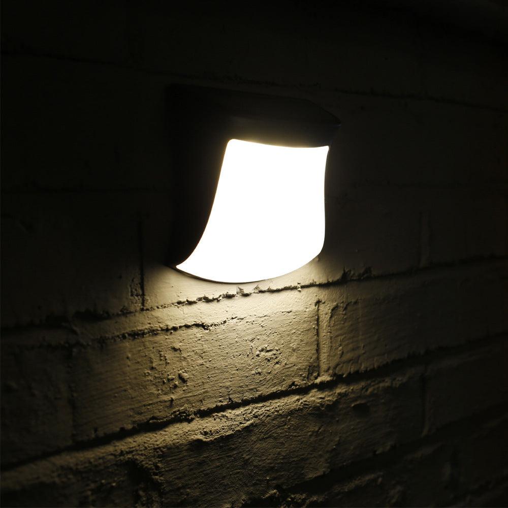 4pcs Solar Lamp Fence Wall Lamp Outdoor Waterproof Home Decoration Lighting Garden Wall Lamp - Amazitshop