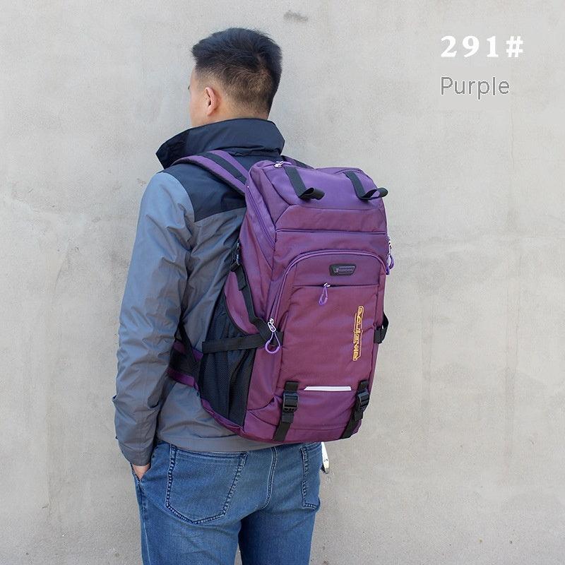 50L Large Capacity Double Shoulder Outdoor Travel Luggage Backpack - Amazitshop
