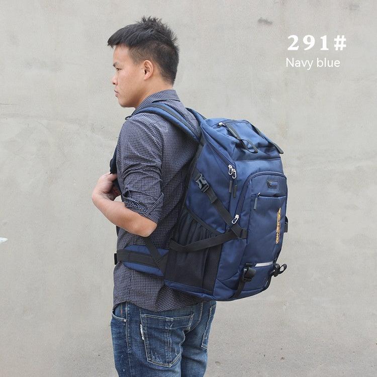 50L Large Capacity Double Shoulder Outdoor Travel Luggage Backpack - Amazitshop