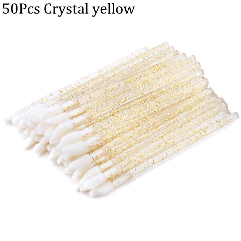 50Pcs Disposable Lip Brush Eyelash Brushes Crystal Lashes Micro - Amazitshop