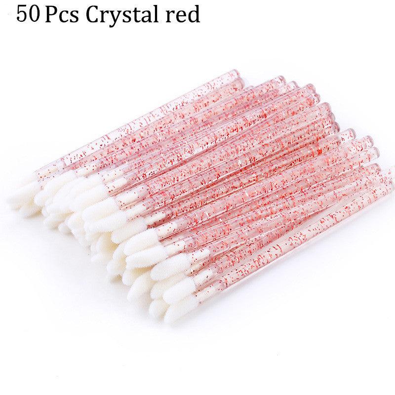 50Pcs Disposable Lip Brush Eyelash Brushes Crystal Lashes Micro - Amazitshop