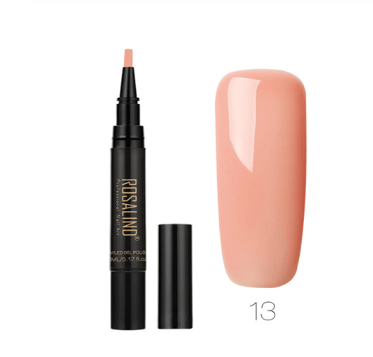 5ml Solid Color Nail Art Pen Nail Glue for Nail Art - Amazitshop