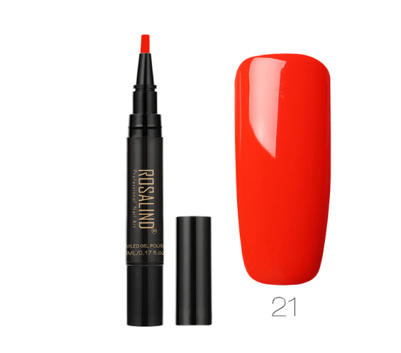 5ml Solid Color Nail Art Pen Nail Glue for Nail Art - Amazitshop
