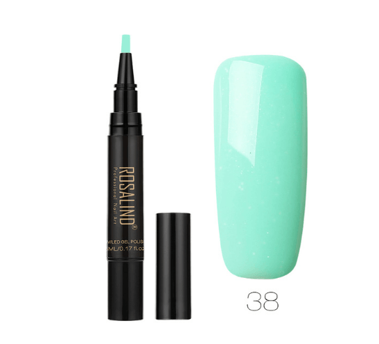 5ml Solid Color Nail Art Pen Nail Glue for Nail Art - Amazitshop