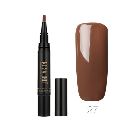 5ml Solid Color Nail Art Pen Nail Glue for Nail Art - Amazitshop