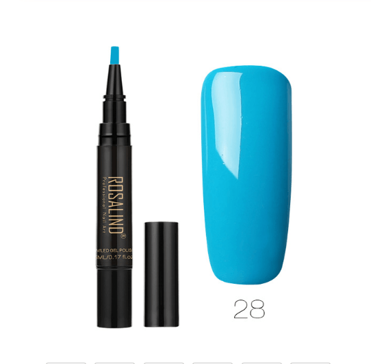 5ml Solid Color Nail Art Pen Nail Glue for Nail Art - Amazitshop