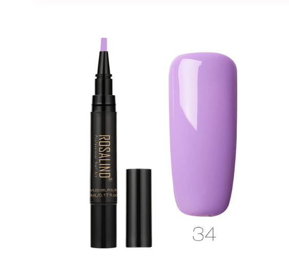 5ml Solid Color Nail Art Pen Nail Glue for Nail Art - Amazitshop