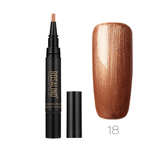 5ml Solid Color Nail Art Pen Nail Glue for Nail Art - Amazitshop
