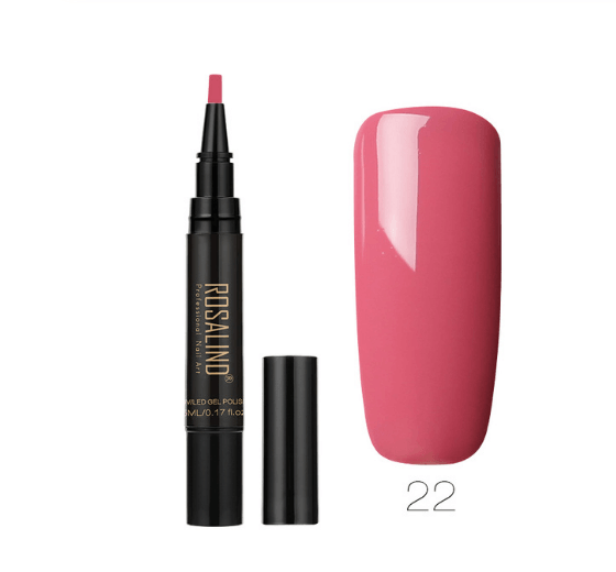 5ml Solid Color Nail Art Pen Nail Glue for Nail Art - Amazitshop