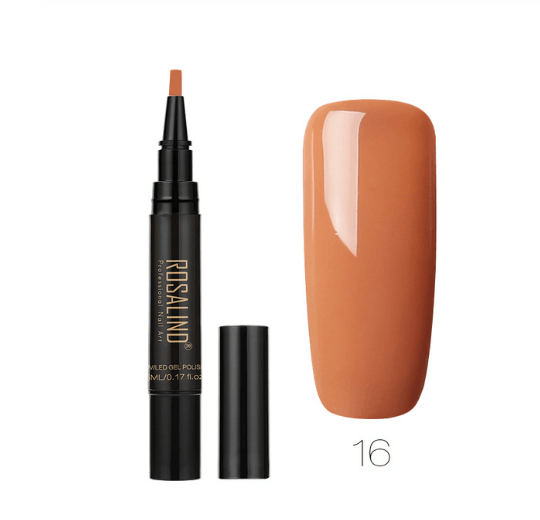 5ml Solid Color Nail Art Pen Nail Glue for Nail Art - Amazitshop