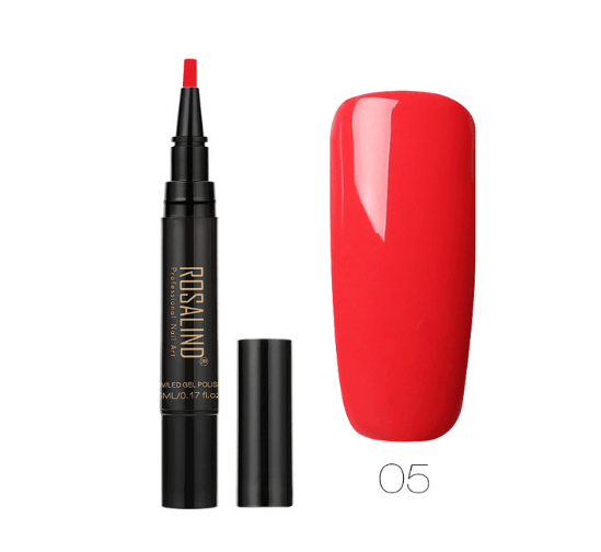 5ml Solid Color Nail Art Pen Nail Glue for Nail Art - Amazitshop