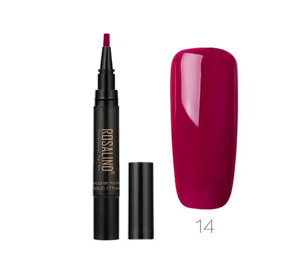 5ml Solid Color Nail Art Pen Nail Glue for Nail Art - Amazitshop