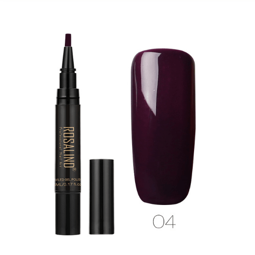 5ml Solid Color Nail Art Pen Nail Glue for Nail Art - Amazitshop