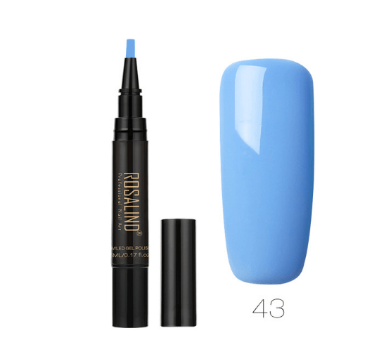 5ml Solid Color Nail Art Pen Nail Glue for Nail Art - Amazitshop