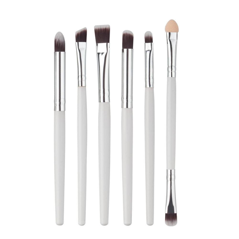 6PCS eye makeup cosmetics 2021 Brushes Set for Eyeshadow eyebrow lip eyeliner brush beauty make up tools - Amazitshop